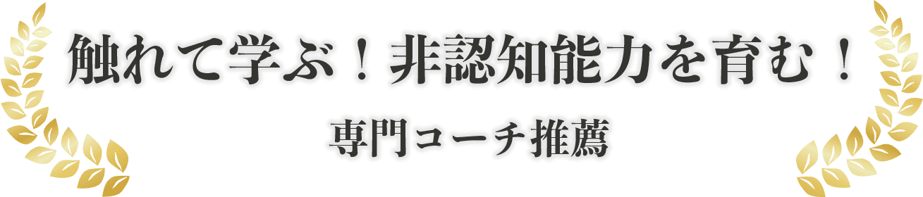 触れて学ぶ！非認知能力を育む！専門コーチ推薦